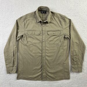 Triple Aught Design Overland Shirt TAD Tactical OD Green Made In USA Mens Large